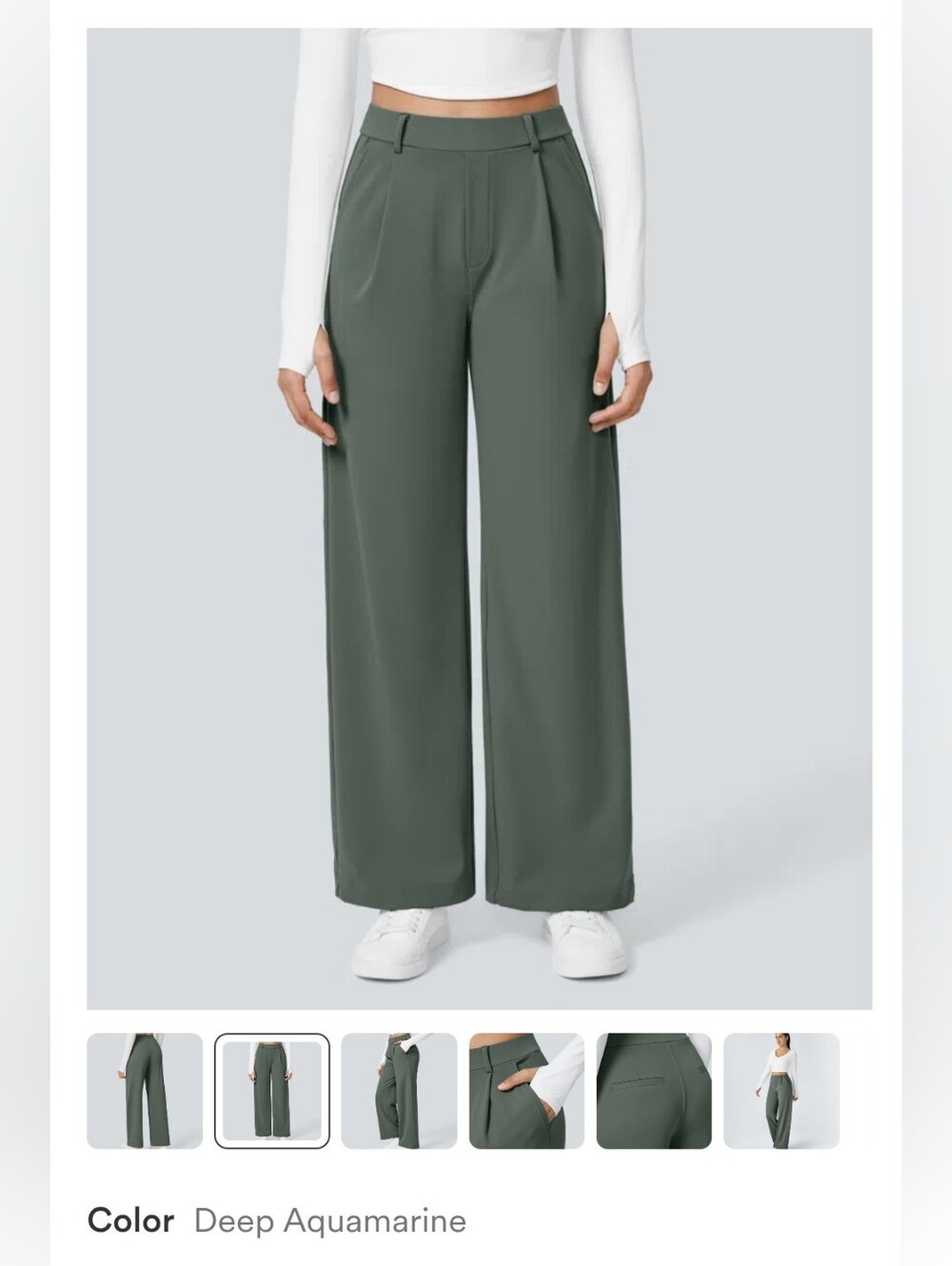 Halara Flex™ DayStretch High Waisted Pocket Straight Leg Work Pants